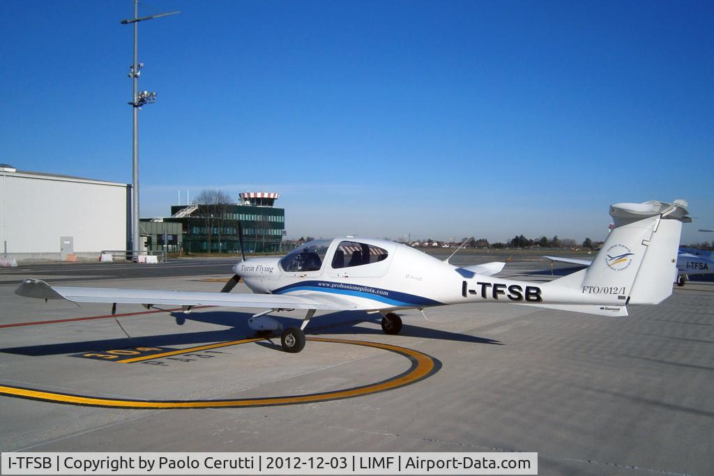 I-TFSB, 2000 Diamond DA-40-180 Diamond Star C/N 40.017, I-TFSB parked on GenAv Apron in Turin Caselle
