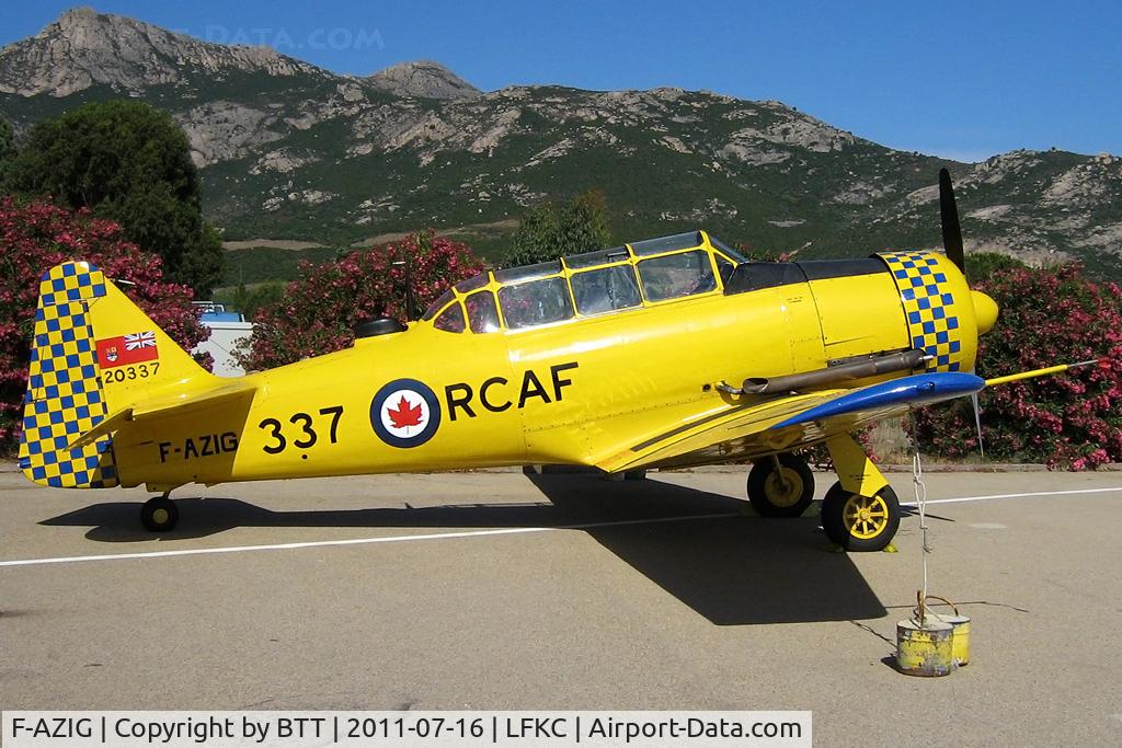 F-AZIG, Canadian Car & Foundry Harvard IV C/N CCF4-128, Parked