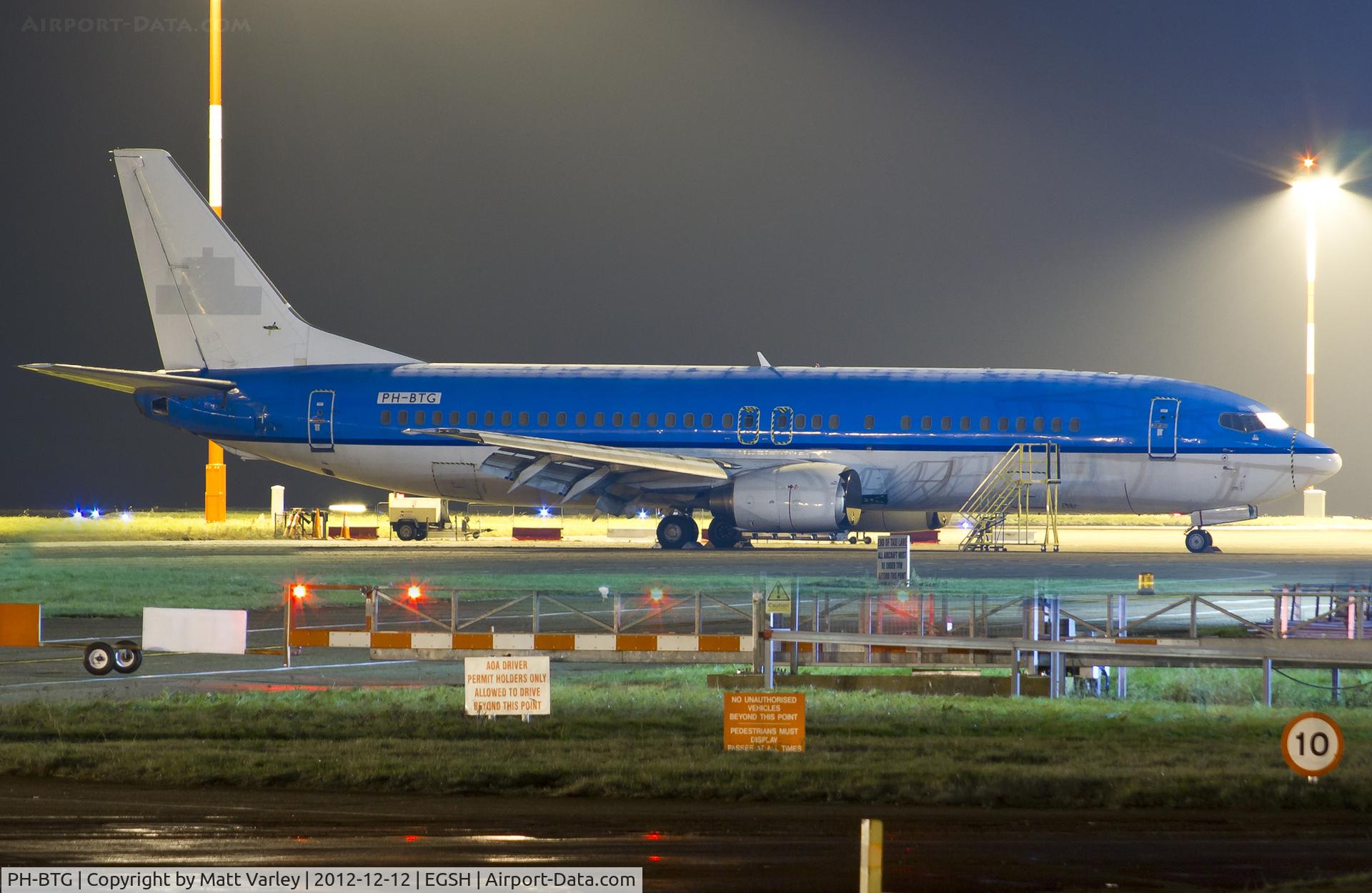 PH-BTG, 1994 Boeing 737-406 C/N 27233, Sat on stand at SaxonAir.