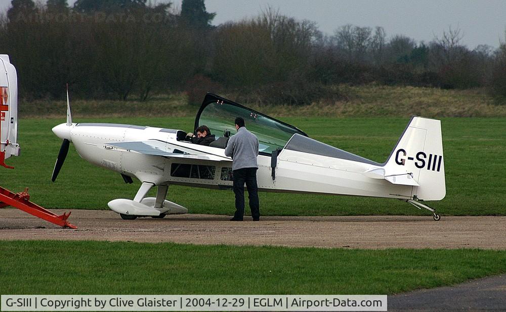 G-SIII, 1994 Extra EA-300 C/N 058, Ex: D-ETYE > G-SIII - Originally owned to, Firebird Aerobatics Ltd in January 1995 and with, Callmast Ltd since July 2000. Currently with and a trustee of, Owners of G-SIII since September 2012