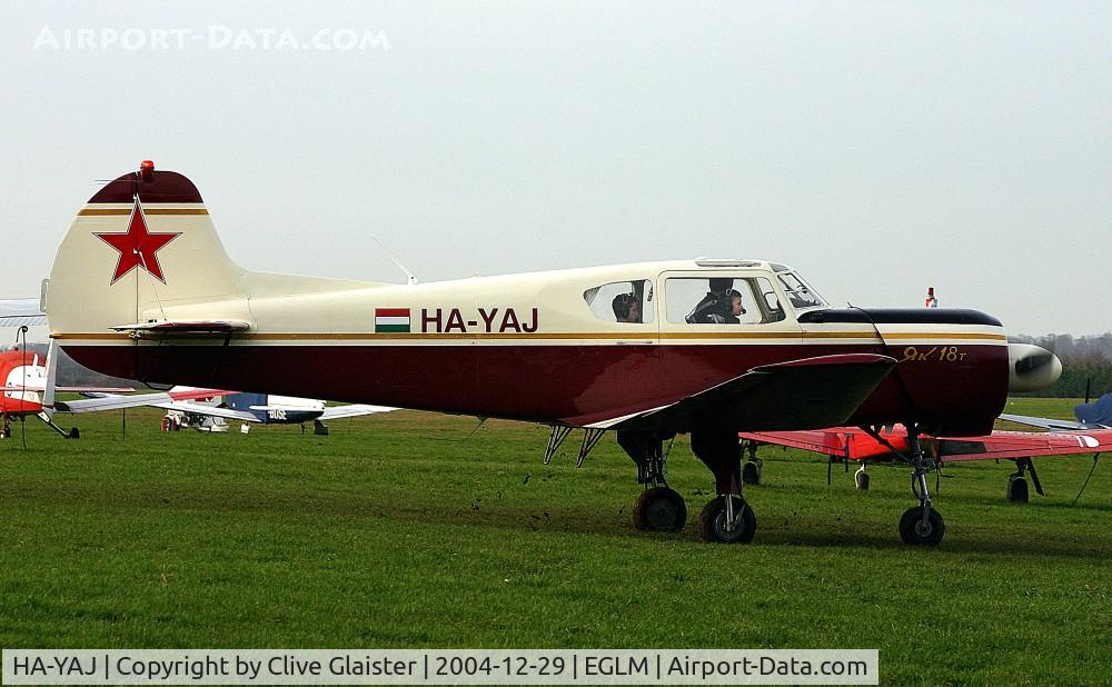HA-YAJ, 1993 Yakovlev Yak-18T C/N 12055, Ex: LY-APP > HA-YAJ