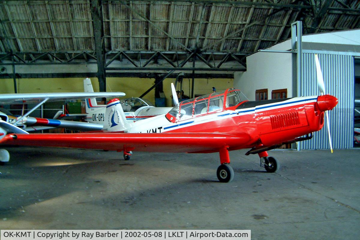 OK-KMT, 1956 Zlin Z-226T Trener 6 C/N 22-09, Zlin 226T Trener 6 [22-09] Prague-Letnany~OK 08/05/2002. Crahed after take off from Havlickuv Brod 2004-07-14 still on Czech register . 