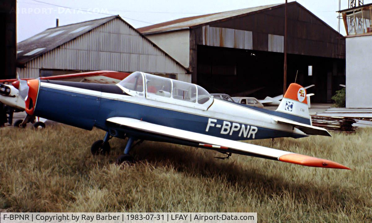 F-BPNR, Zlín Z-326 Trener Master C/N 933, Zlin Z.326 Trener Master [933] Amiens-Glisy~F 31/07/1983. Image taken from a slide.