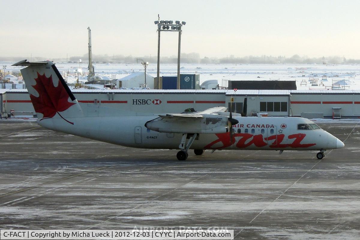 C-FACT, 1991 De Havilland Canada DHC-8-311 Dash 8 C/N 262, At Calgary