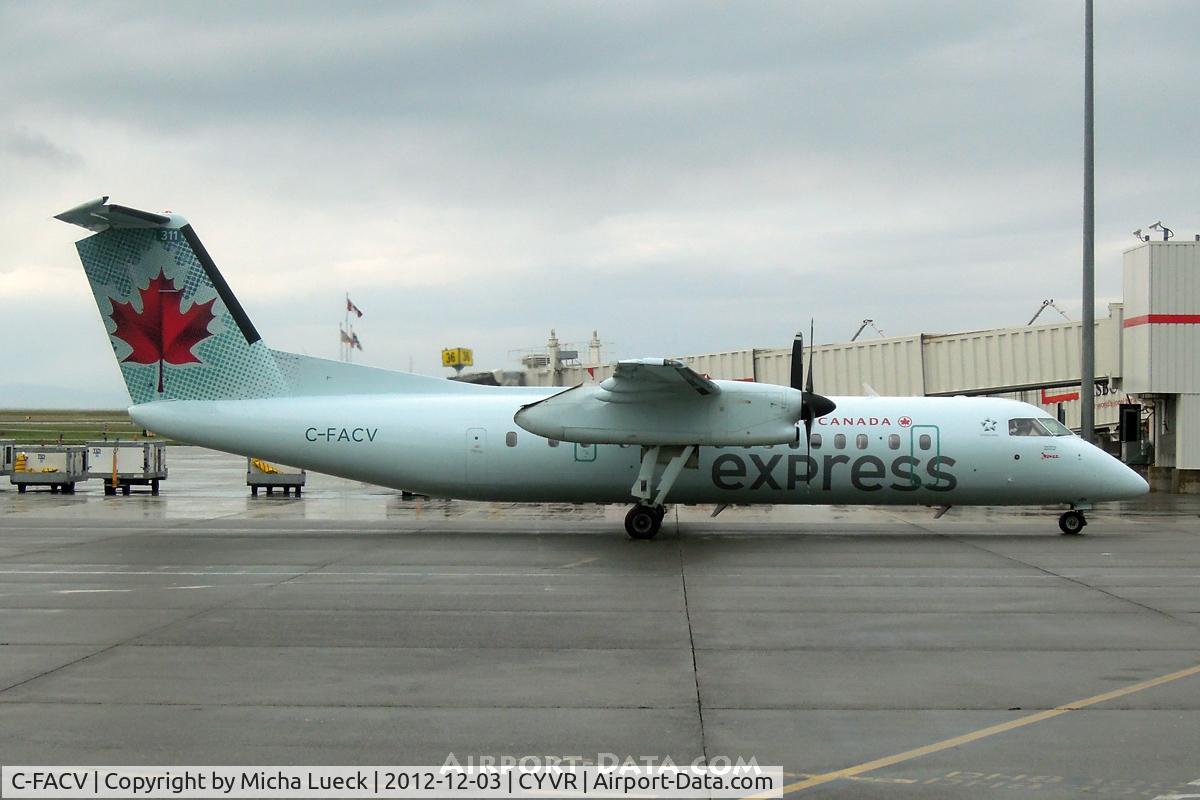 C-FACV, 1991 De Havilland Canada DHC-8-311 Dash 8 C/N 278, At Vancouver