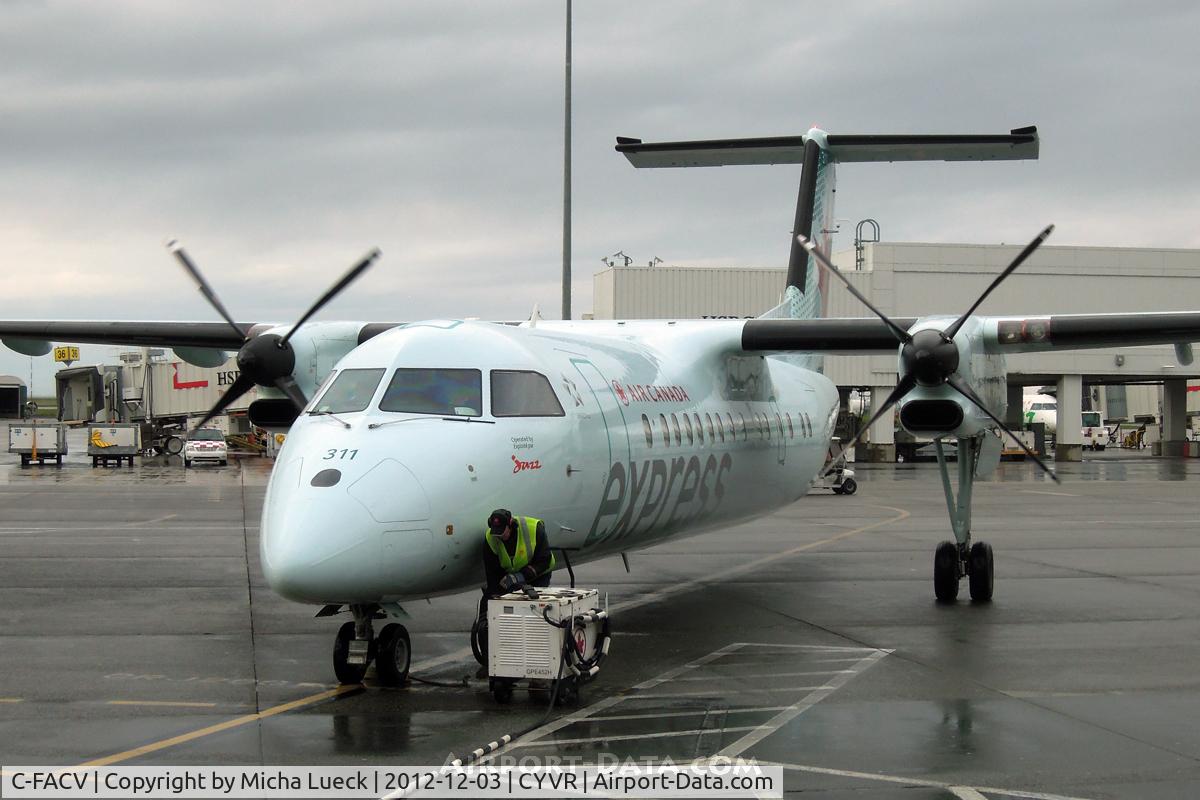 C-FACV, 1991 De Havilland Canada DHC-8-311 Dash 8 C/N 278, At Vancouver