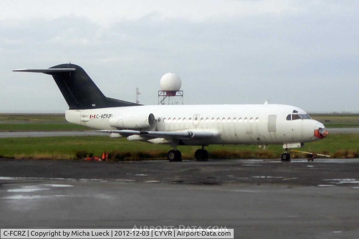 C-FCRZ, 1972 Fokker F.28-1000 Fellowship C/N 11061, ex Canadian Regional Airlines