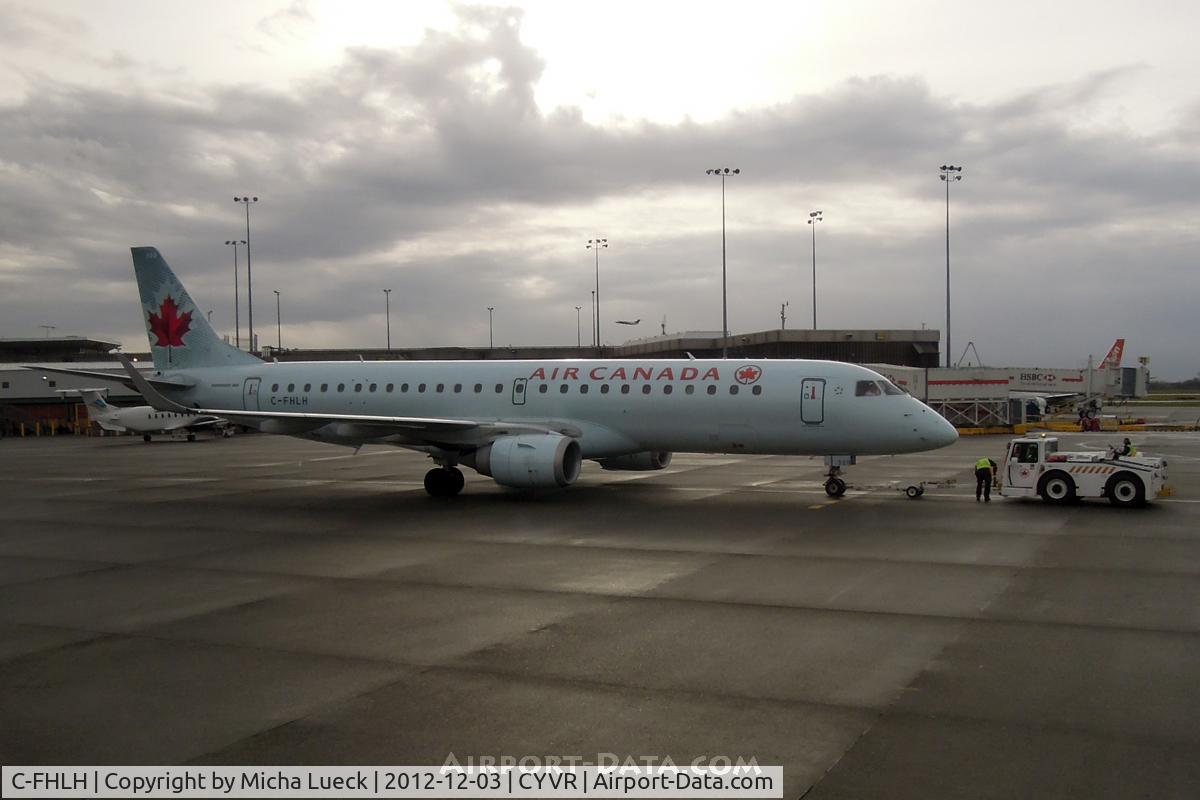 C-FHLH, 2007 Embraer 190AR (ERJ-190-100IGW) C/N 19000068, At Vancouver