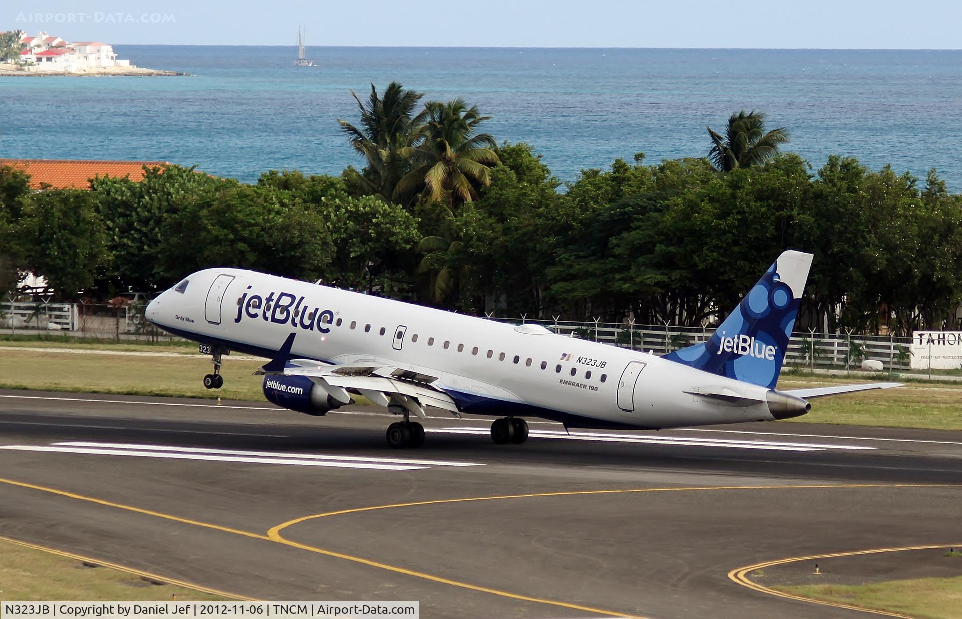 N323JB, Embraer ERJ-190-100 IGW 190AR C/N 19000384, N323JB