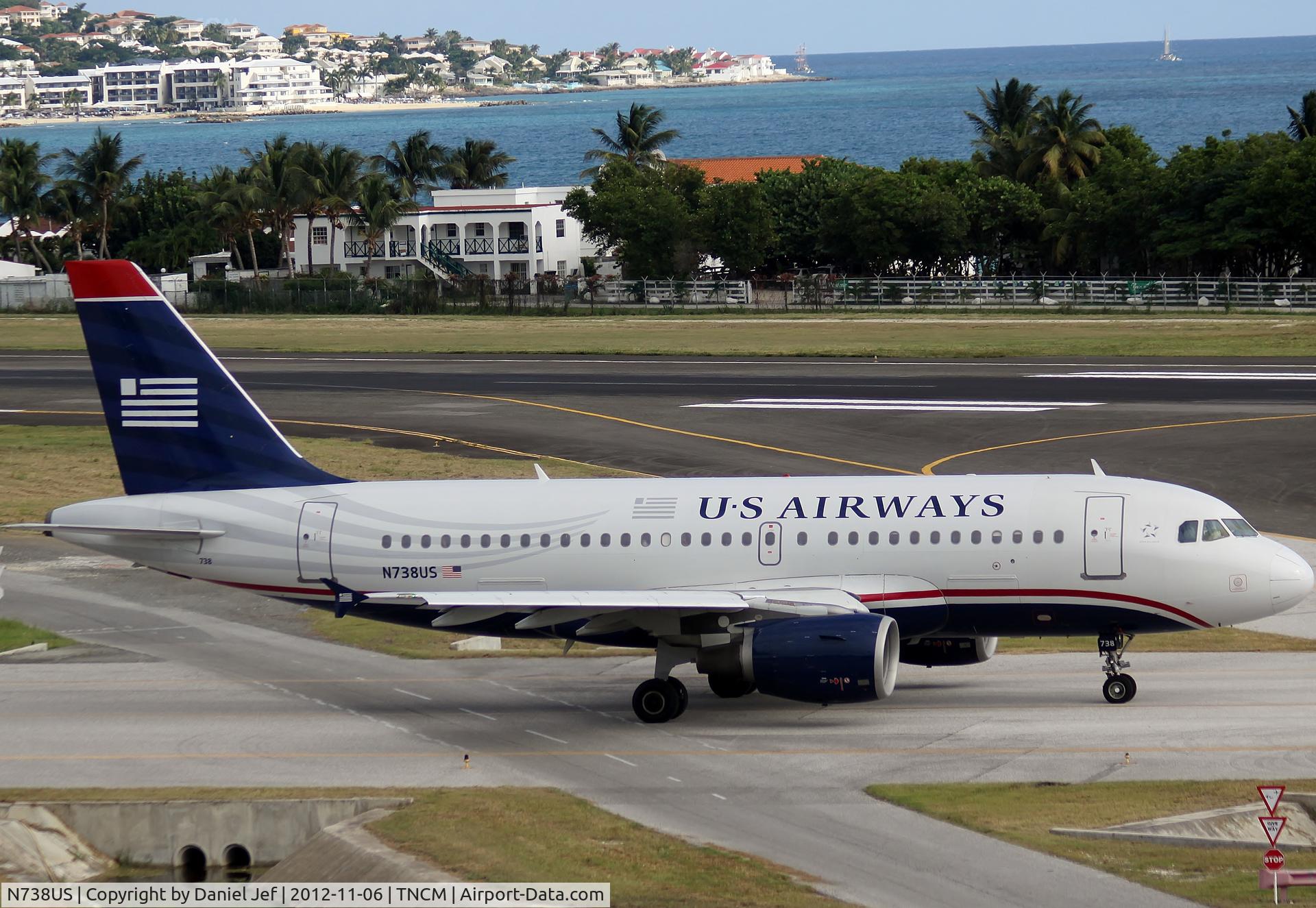 N738US, 2000 Airbus A319-112 C/N 1254, N738US
