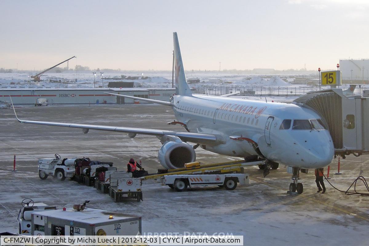 C-FMZW, 2007 Embraer 190AR (ERJ-190-100IGW) C/N 19000124, At Calgary