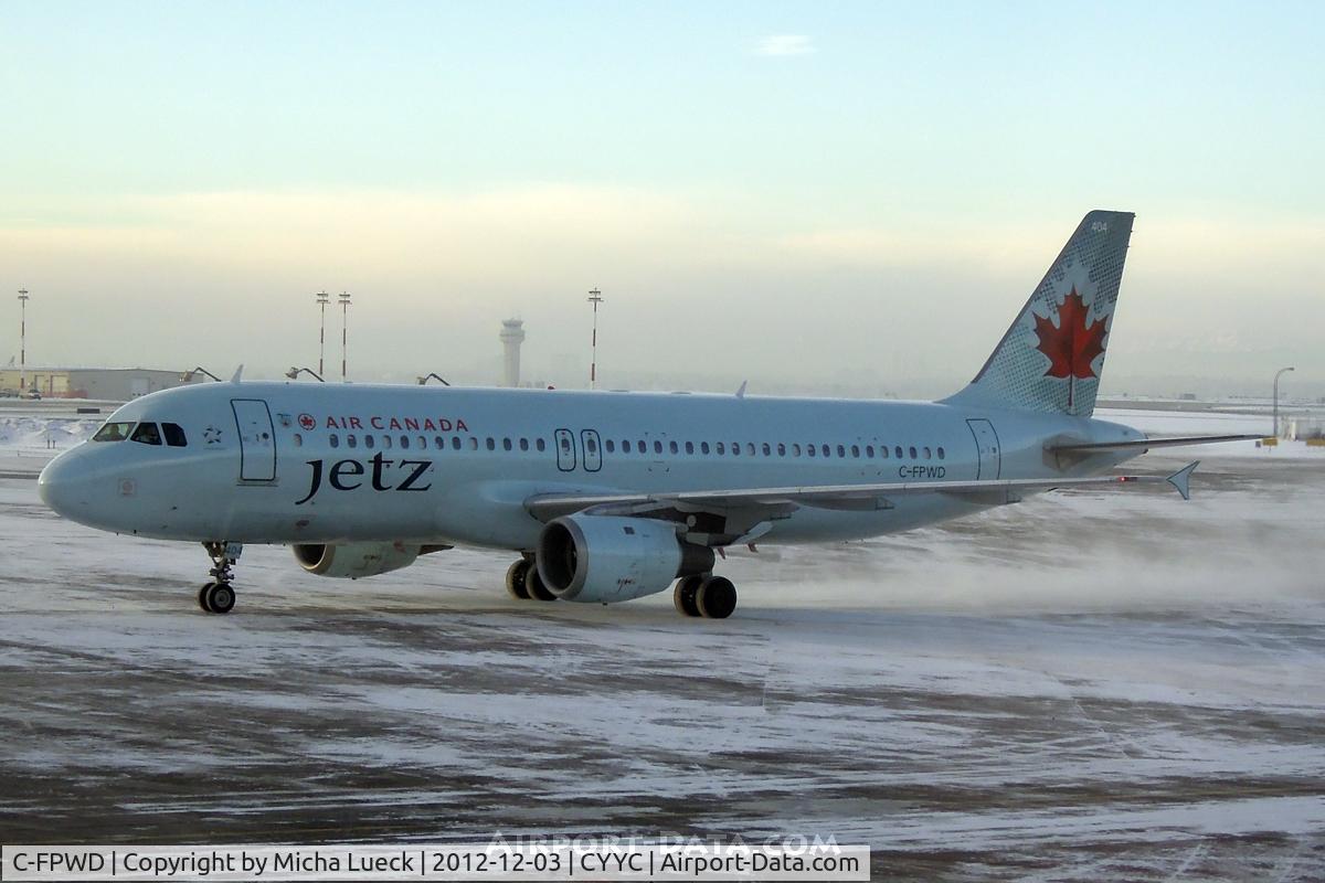 C-FPWD, 1991 Airbus A320-211 C/N 231, At Calgary