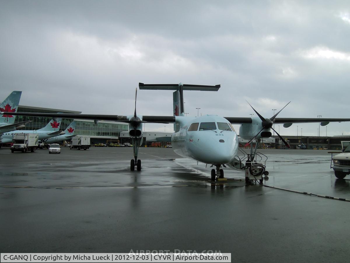 C-GANQ, 1988 De Havilland Canada DHC-8-102 Dash 8 C/N 096, At Vancouver