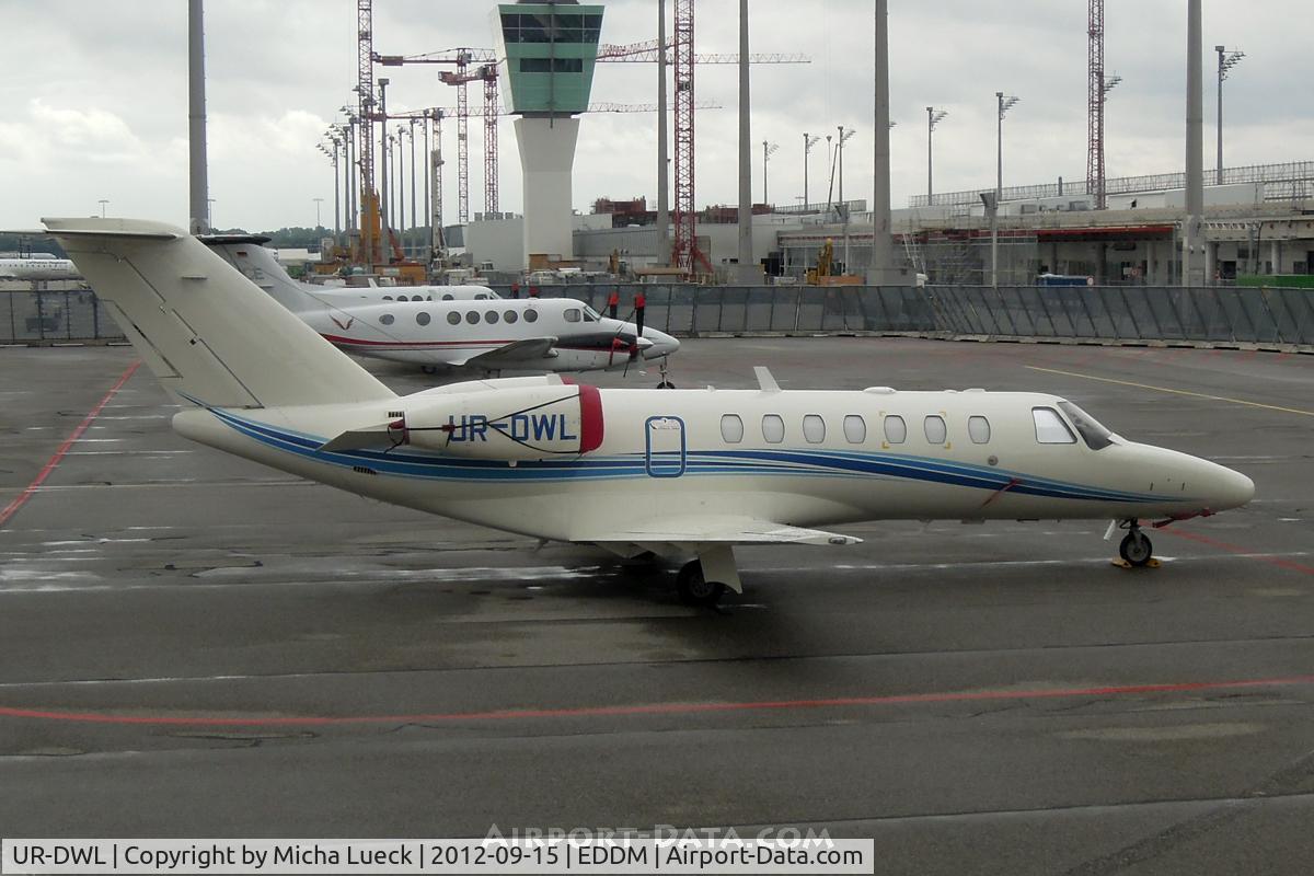 UR-DWL, 2011 Cessna 525B CitationJet CJ3 C/N 525B-0361, At Munich