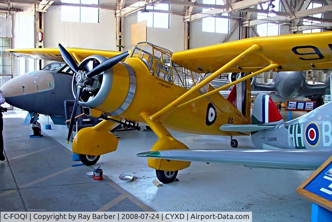 C-FOQI, 1991 Westland Lysander Replica C/N 1, Westland Lysander Scale Replica [1] Edmonton-City Centre Airport~C 24/07/2008