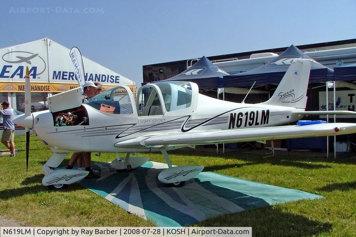 N619LM, 2008 Tecnam P-2002 Sierra C/N 322, Tecnam P.2002 Sierra Light Sport [322] Oshkosh~N 28/07/2008