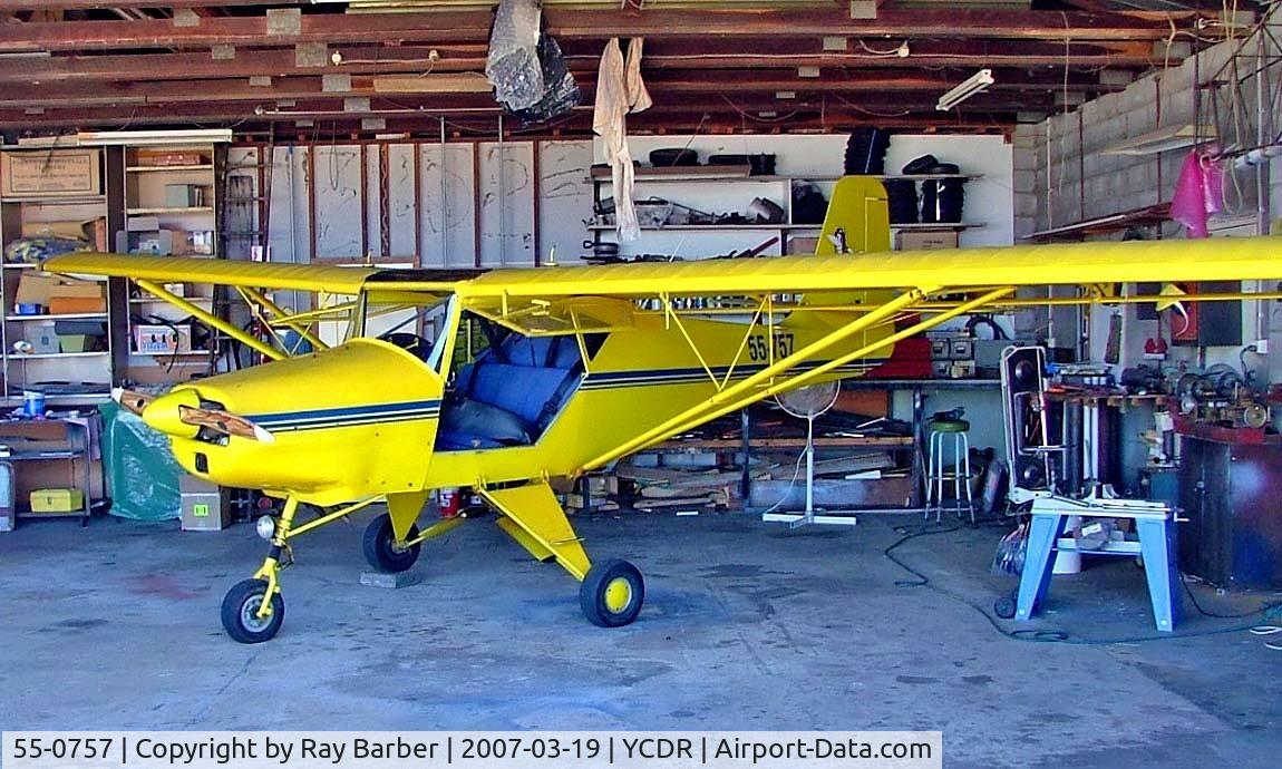 55-0757, 1993 Skyfox CA-22 Gazelle C/N CA22034, Skyfox CA-22 [CA22034] Caloundra~VH 19/03/2007. Marked 55-757.