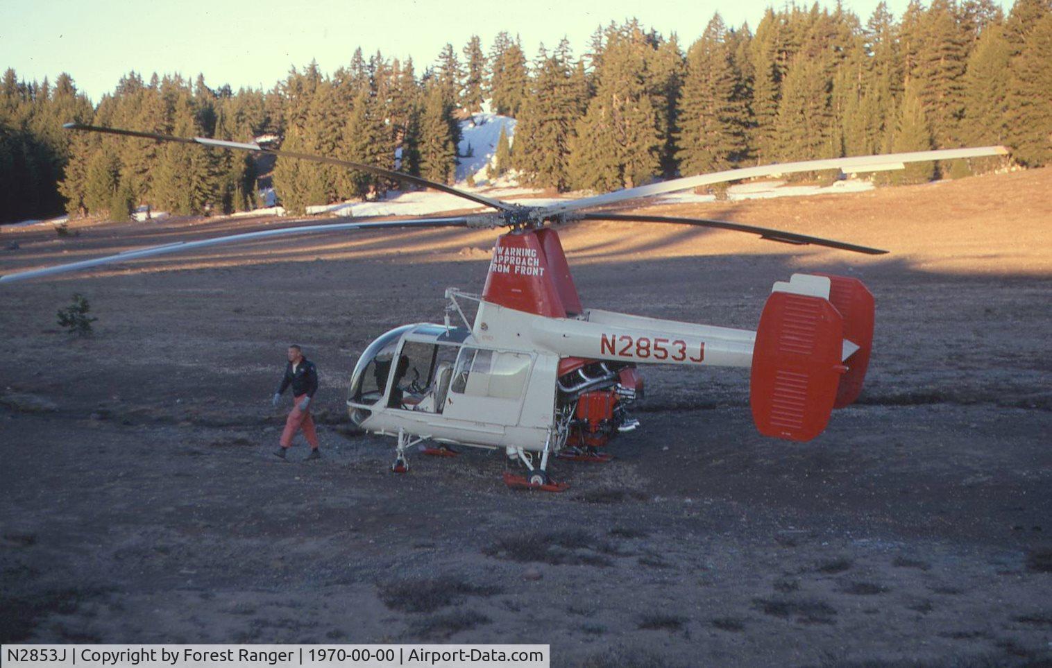 N2853J, 1958 Kaman H-43A C/N 581836, Taken in the Diamond Lake, OR area