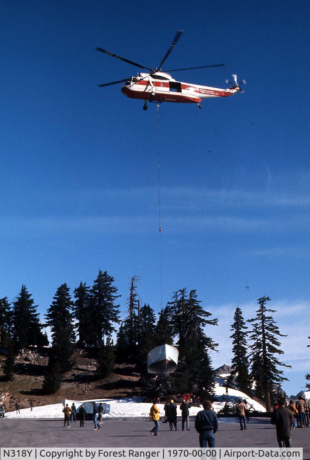 N318Y, 1962 Sikorsky S-61A C/N 61094, Taken in the Diamond Lake, Oregon area