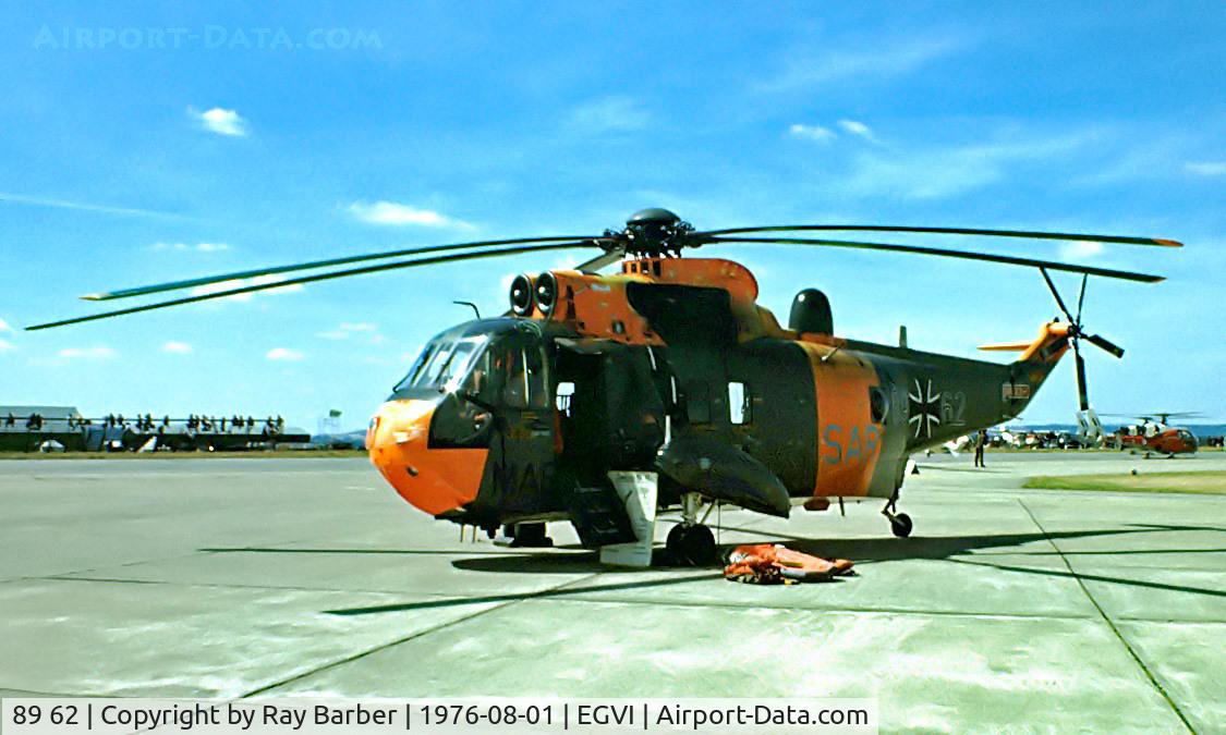 89 62, Westland Sea King Mk.41 C/N WA766, Westland WS.61 Sea King Mk.41 [WA766] RAF Greenham Common~G 01/08/1976 Image taken from a slide.