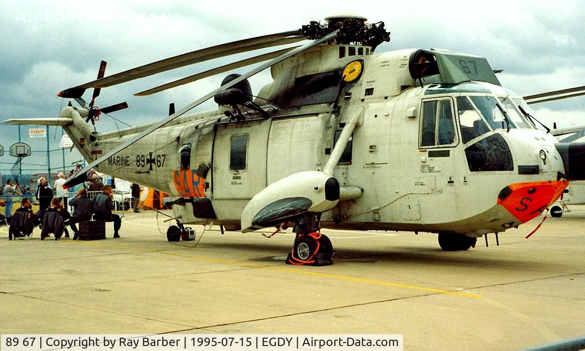 89 67, Westland Sea King Mk.41 C/N WA771, Westland WS.61 Sea King Mk.41 [WA771] RNAS Yeovilton~G 15/7/1995