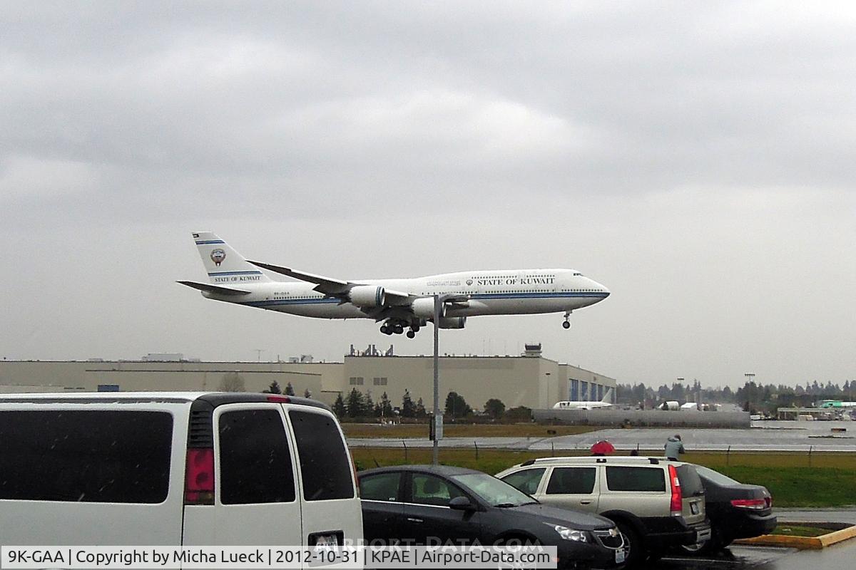 9K-GAA, 2012 Boeing 747-8JK C/N 38636, This one caught me by surprise (and with the 
