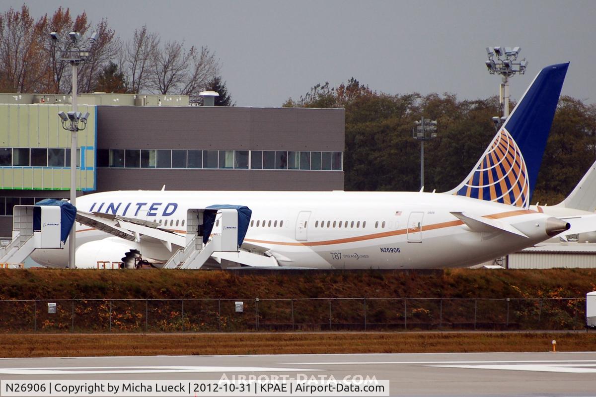 N26906, 2012 Boeing 787-8 Dreamliner C/N 34829, At Everett
