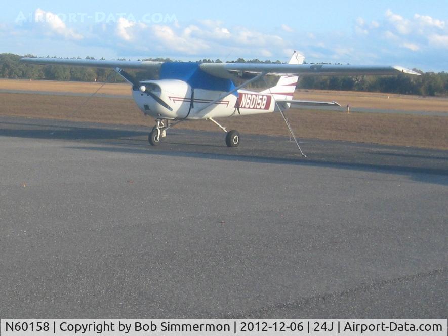 N60158, 1968 Cessna 150J C/N 15070112, On the ramp at Live Oak, FL