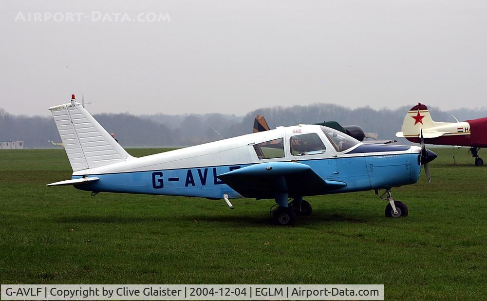 G-AVLF, 1967 Piper PA-28-140 Cherokee C/N 28-23268, Originally owned to, C.S.E. Aviation Ltd in May 1967 and currently with and a trustee of, Woodbine Group since October 1999.