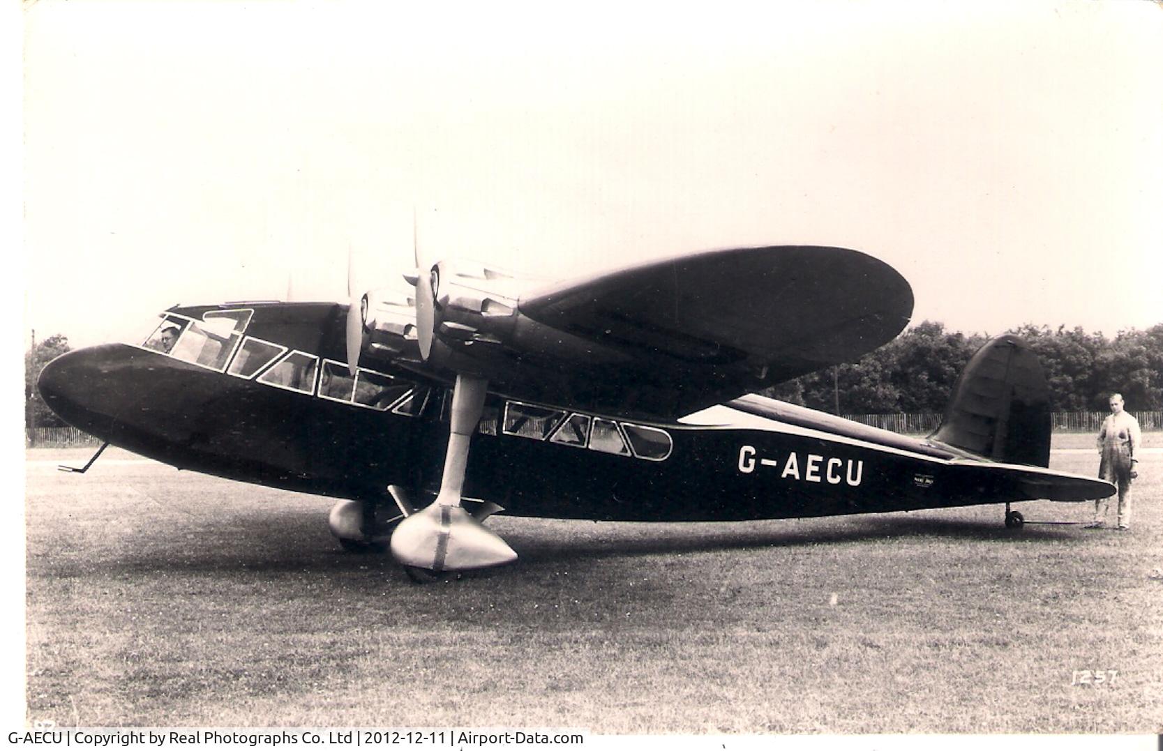 G-AECU, 1935 Short S22 Scion Senior C/N S.834, Short S22 Scion Senior