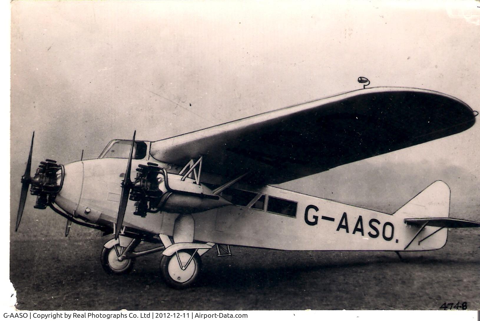 G-AASO, Avro 619 Five C/N 383, AVRO 619 FIVE