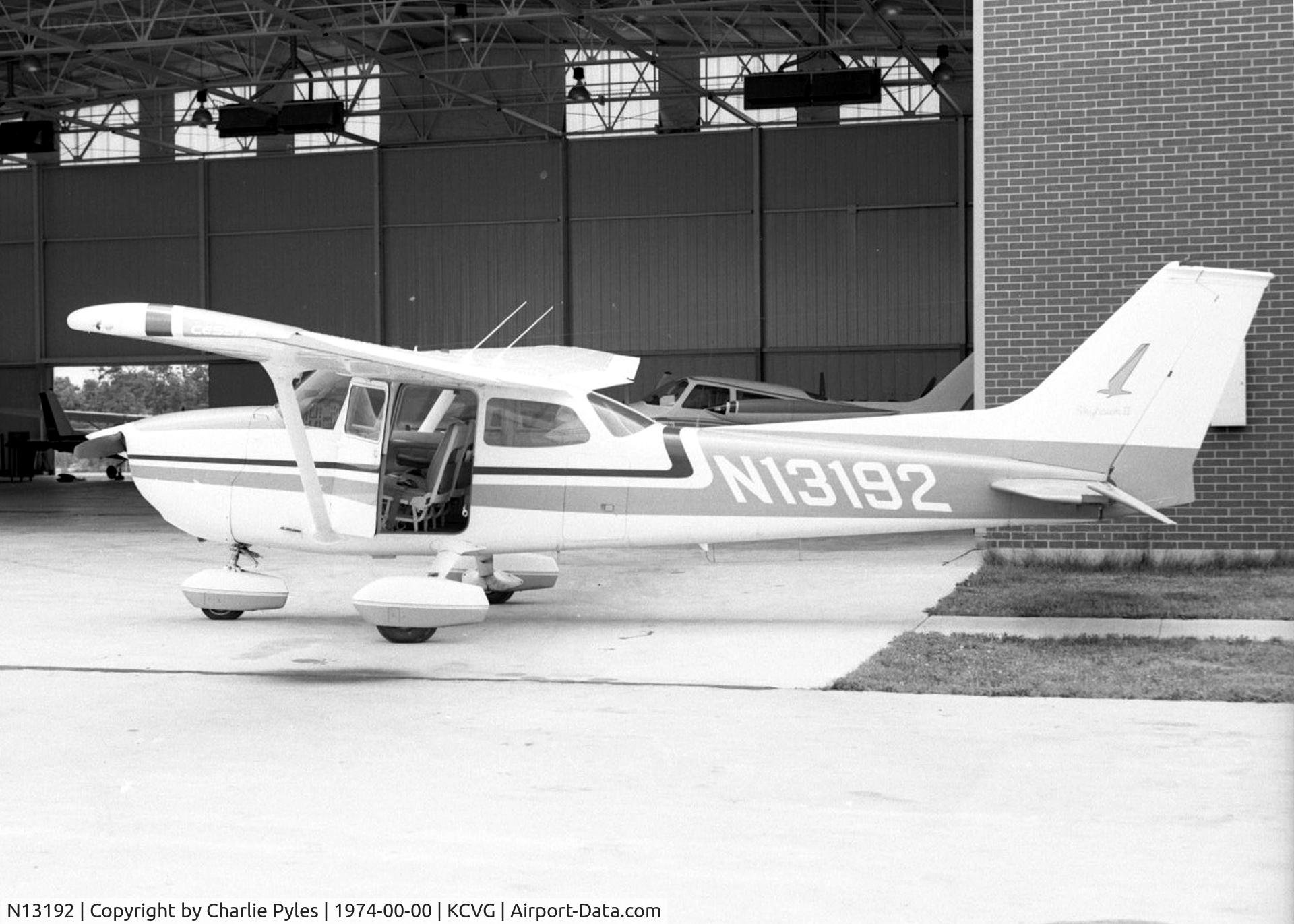 N13192, 1973 Cessna 172M C/N 17262560, I flew this bird CVG-OSH in 1974 and 1975