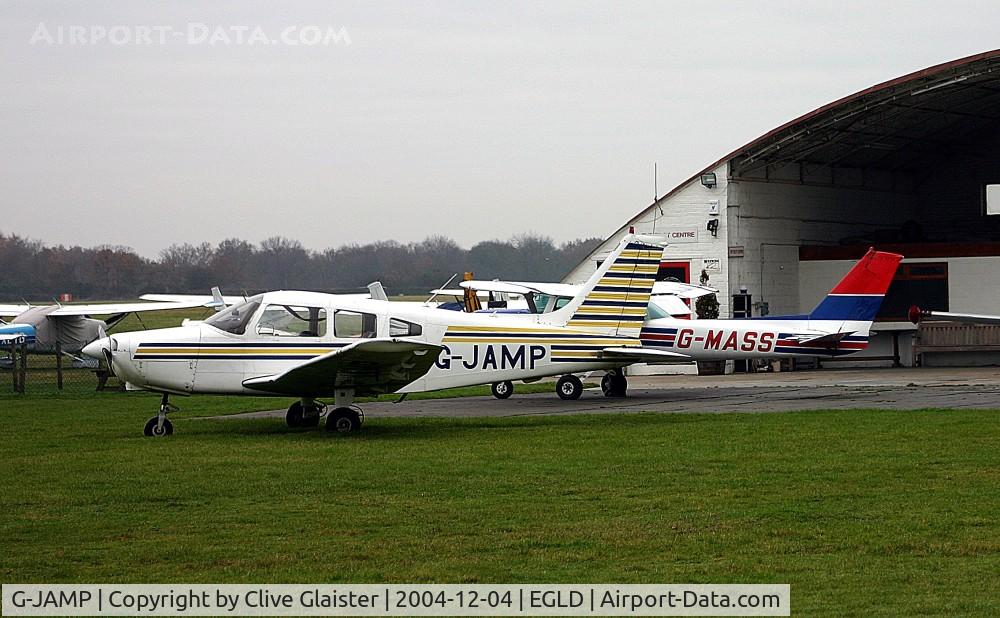 G-JAMP, 1975 Piper PA-28-151 Cherokee Warrior C/N 28-7515026, Ex: N44762 > G-BRJU > G-JAMP - Originally owned to, Technology & Marketing Ltd in August 1989 as G-BRJU. Originally owned to, C.S.E. Aviation Ltd in April 1995 as G-JAMP and currently owned to, Lapwing Flying Group Ltd since August 2003.