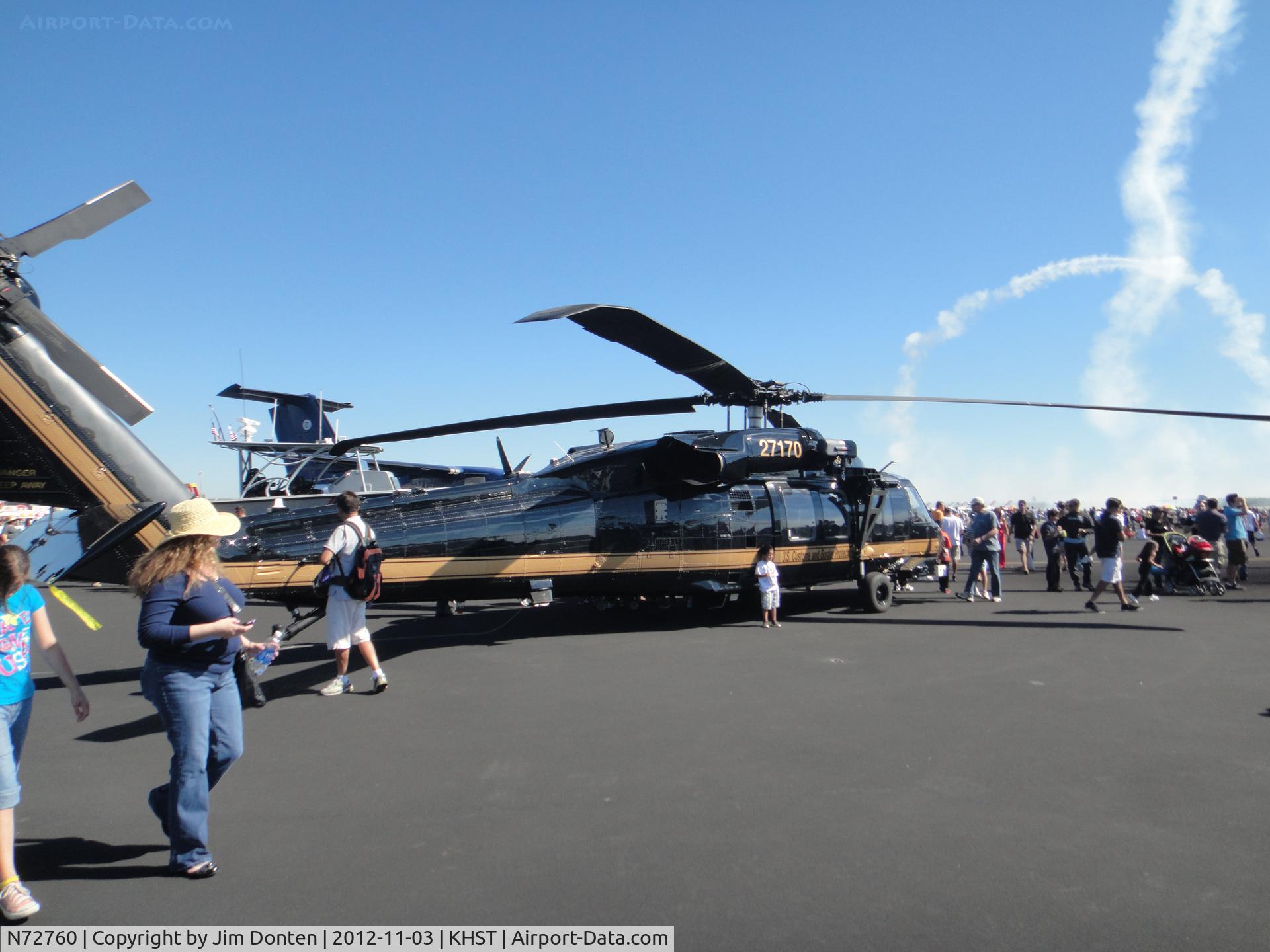 N72760, 2008 Sikorsky UH-60M Black Hawk C/N 08-27170, UH-60 Black Hawk (27170) of the Department of Homeland Security-US Customs and Border Protection sits on static display at Wings over Homestead