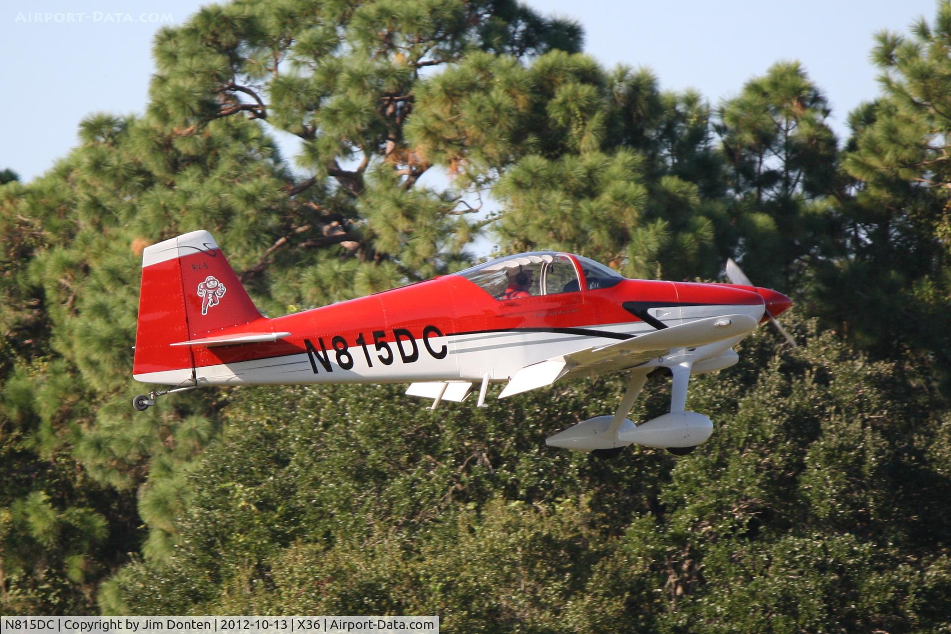 N815DC, 2006 Vans RV-6 C/N 25681, Vans RV-6 (N815DC) arrives at Buchan Airport