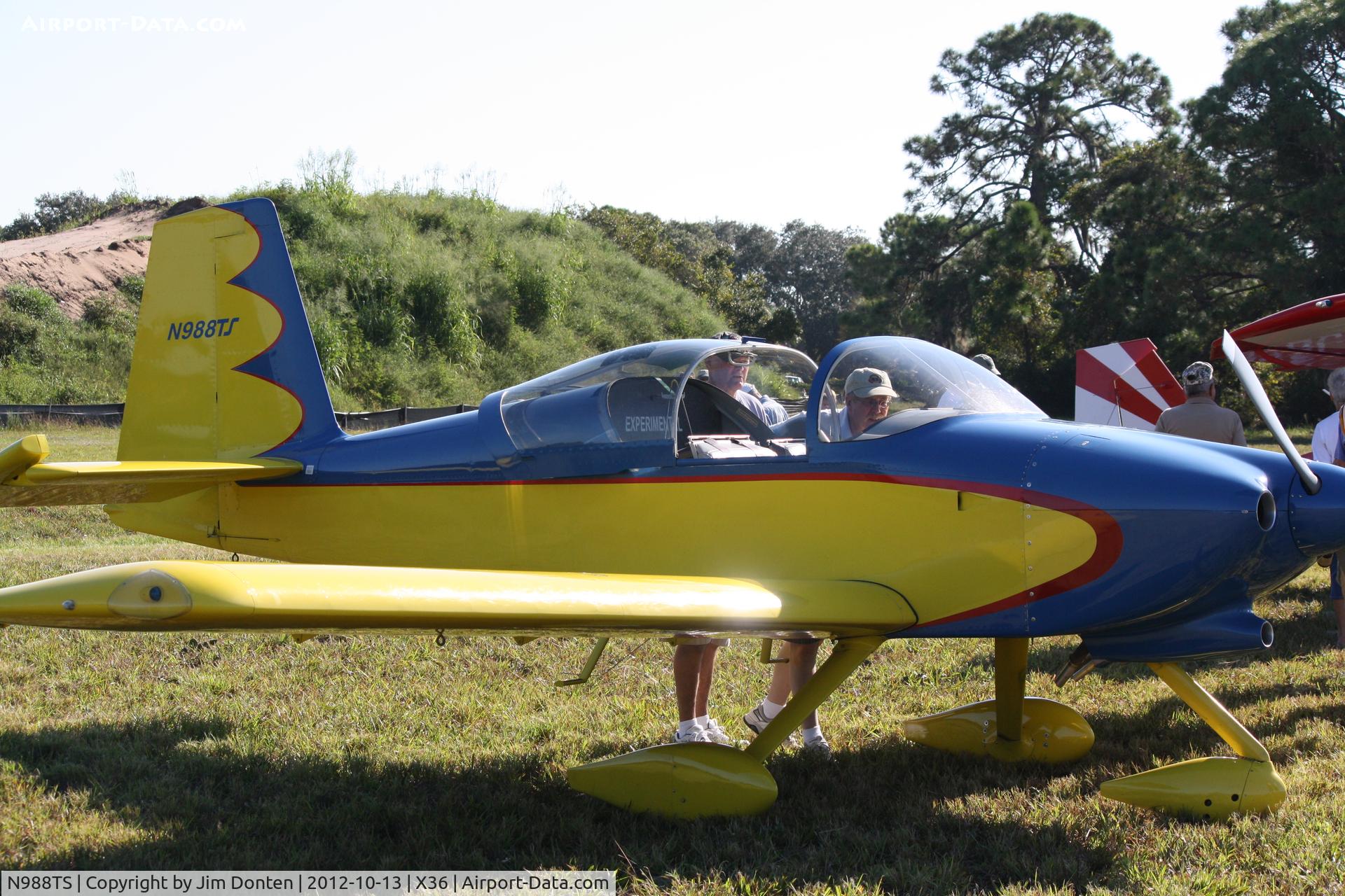N988TS, 2001 Vans RV-9A C/N 90251, Vans RV-9 (N988TS) sits on display at Buchan Airport