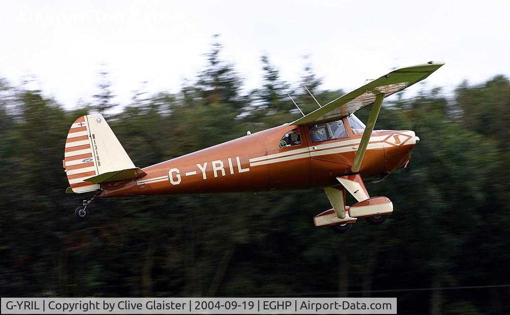 G-YRIL, 1948 Luscombe 8E Silvaire C/N 5945, Ex: NC1318B > N1318B > G-YRIL - Originally and currently in private hands in February 1992.