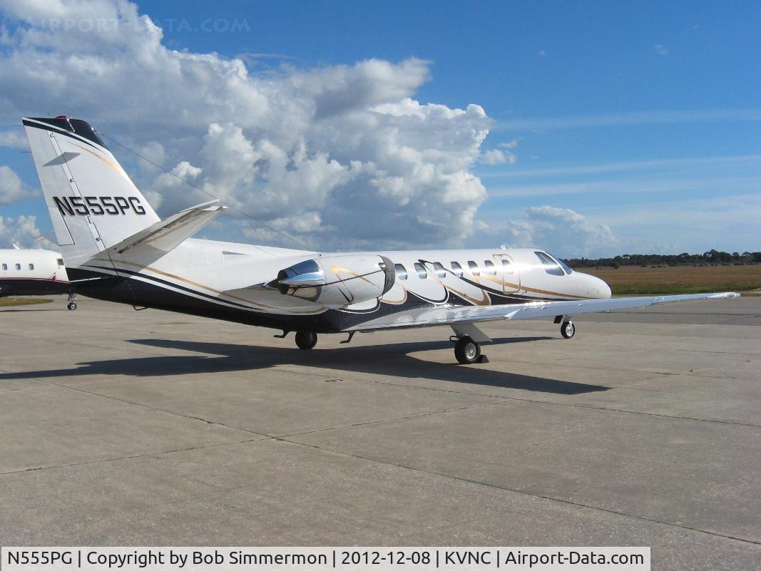 N555PG, 1991 Cessna 560 Citation V C/N 560-0102, On the ramp at Venice, FL
