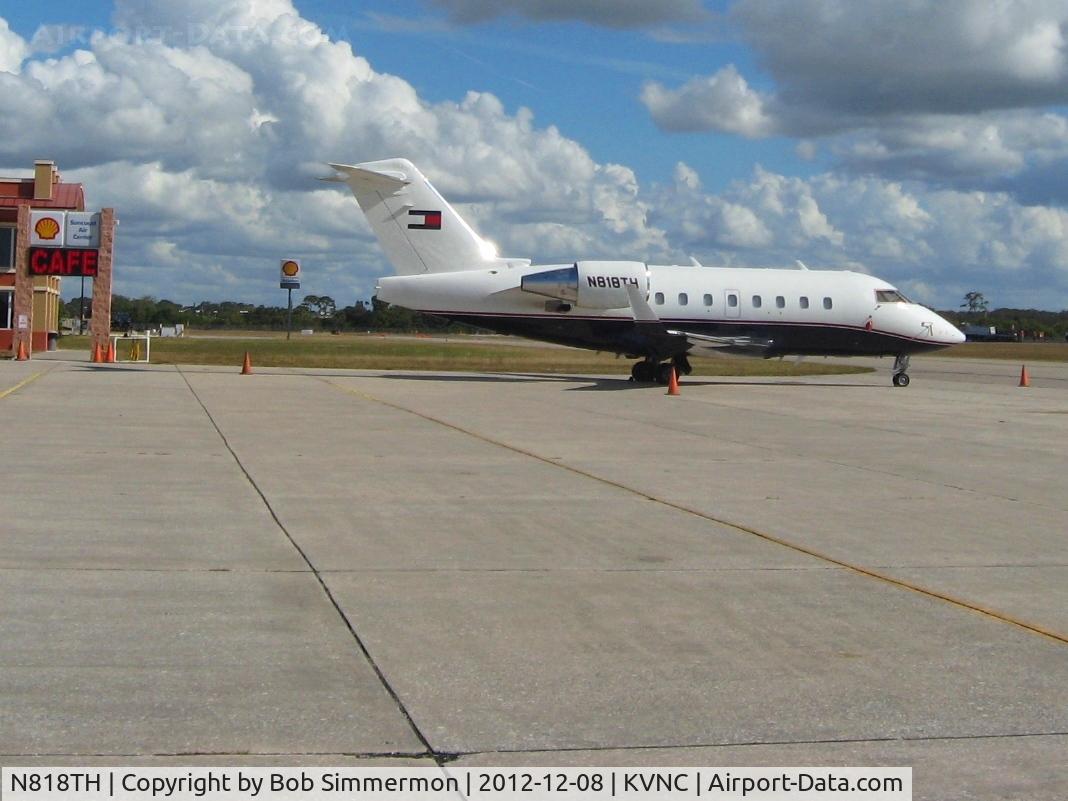 N818TH, 1996 Canadair Challenger 604 (CL-600-2B16) C/N 5315, On the ramp at Venice, FL