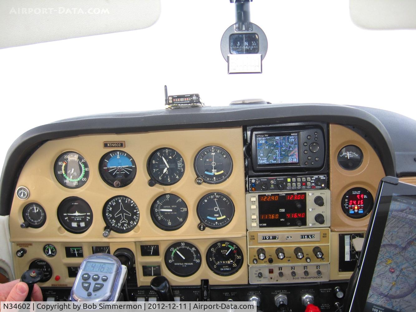 N34602, 1973 Cessna 177B Cardinal C/N 17701894, Cruise on top nearing 6000'