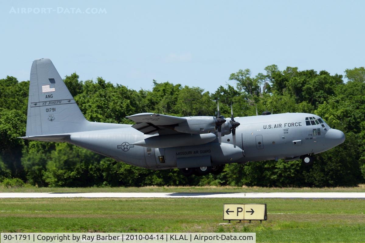 90-1791, 1990 Lockheed C-130H Hercules C/N 382-5242, Lockheed C-130H Hercules [5242] Lakeland-Linder~N 14/04/2010