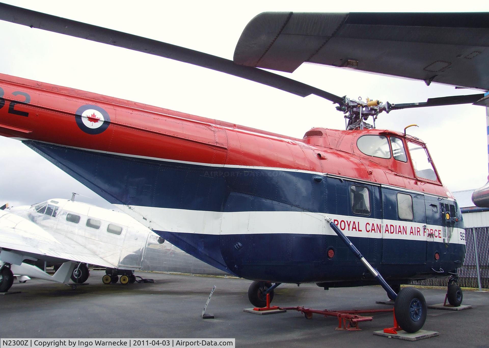 N2300Z, 1954 Sikorsky S-55BT C/N 55750, Sikorsky S-55 (painted to represent '9632' of the RCAF) at the Canadian Museum of Flight, Langley BC