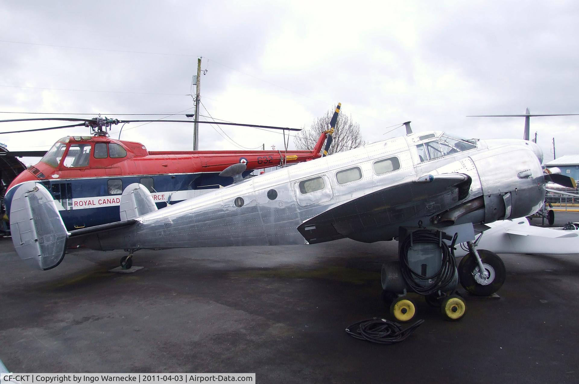 CF-CKT, 1952 Beech Expeditor 3NM C/N CA-190, Beechcraft 18 Expeditor 3NMT at the Canadian Museum of Flight, Langley BC