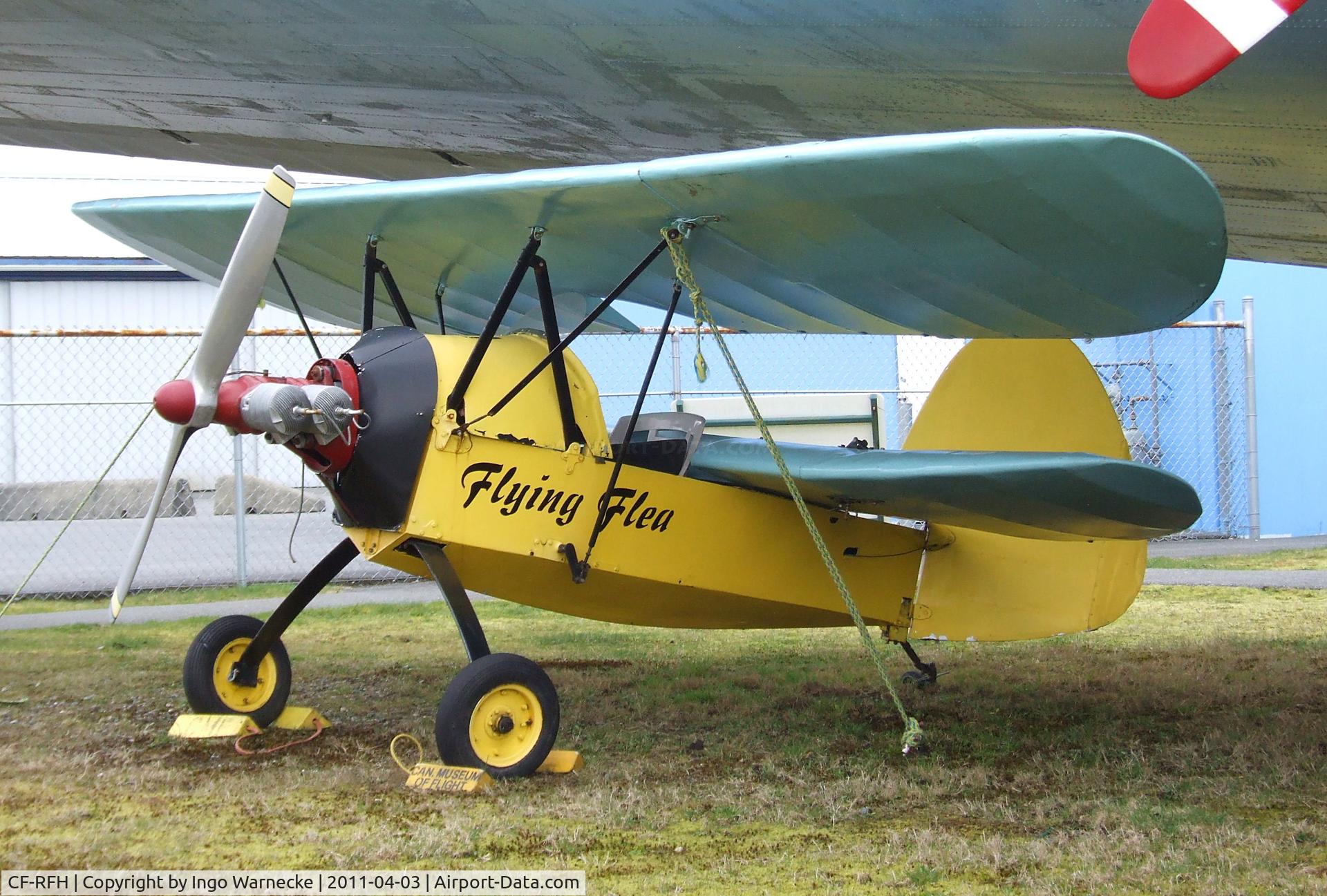 CF-RFH, 1962 Mignet HM.290 Pou-du-Ciel C/N JDS 1, Mignet (J. Sayle) HM.290 Pou-du-Ciel / Flying Flea at the Canadian Museum of Flight, Langley BC