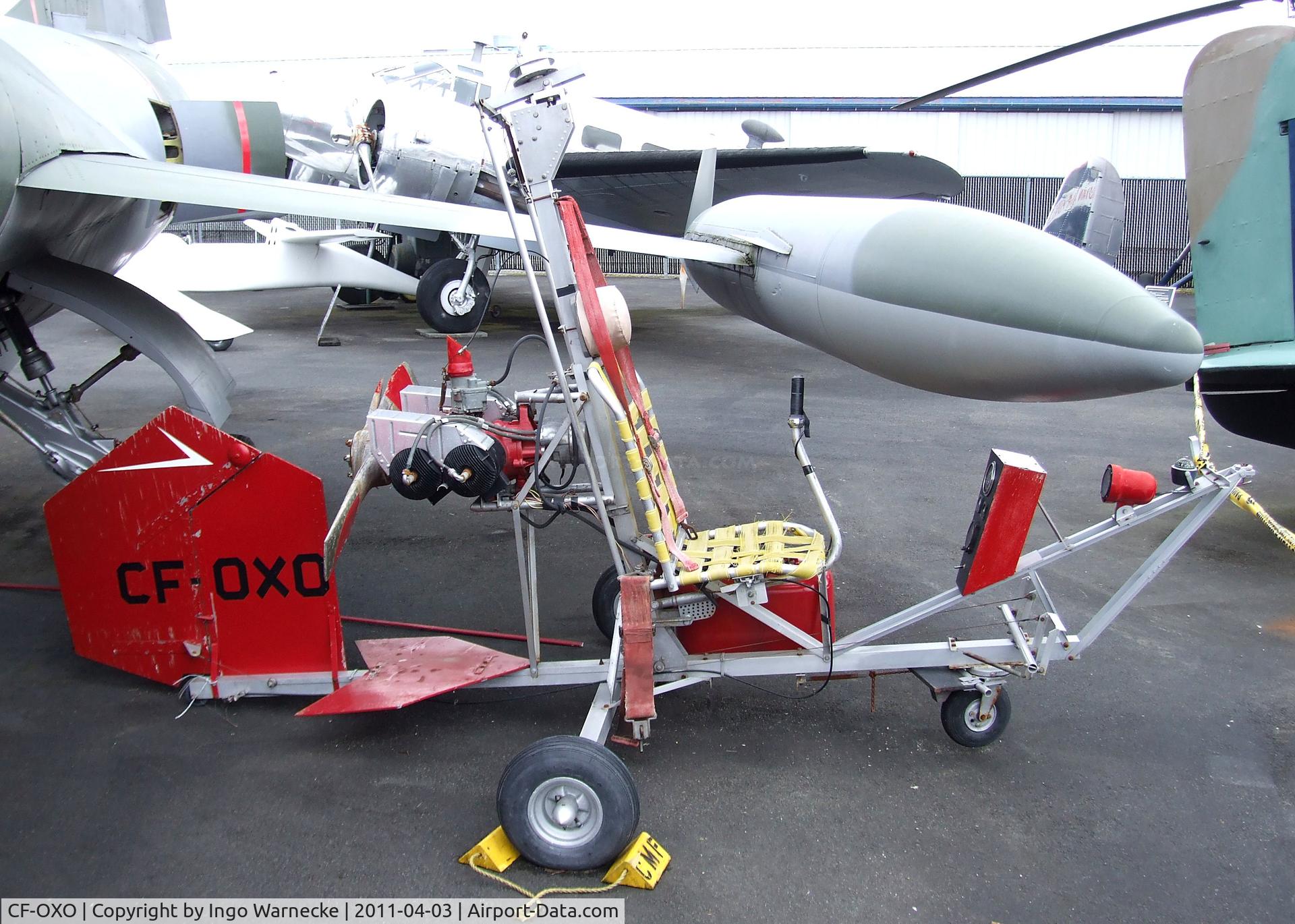 CF-OXO, 1963 Bensen B-8M Gyrocopter Gyrocopter C/N DF 1, Bensen B-8M Gyrocopter at the Canadian Museum of Flight, Langley BC