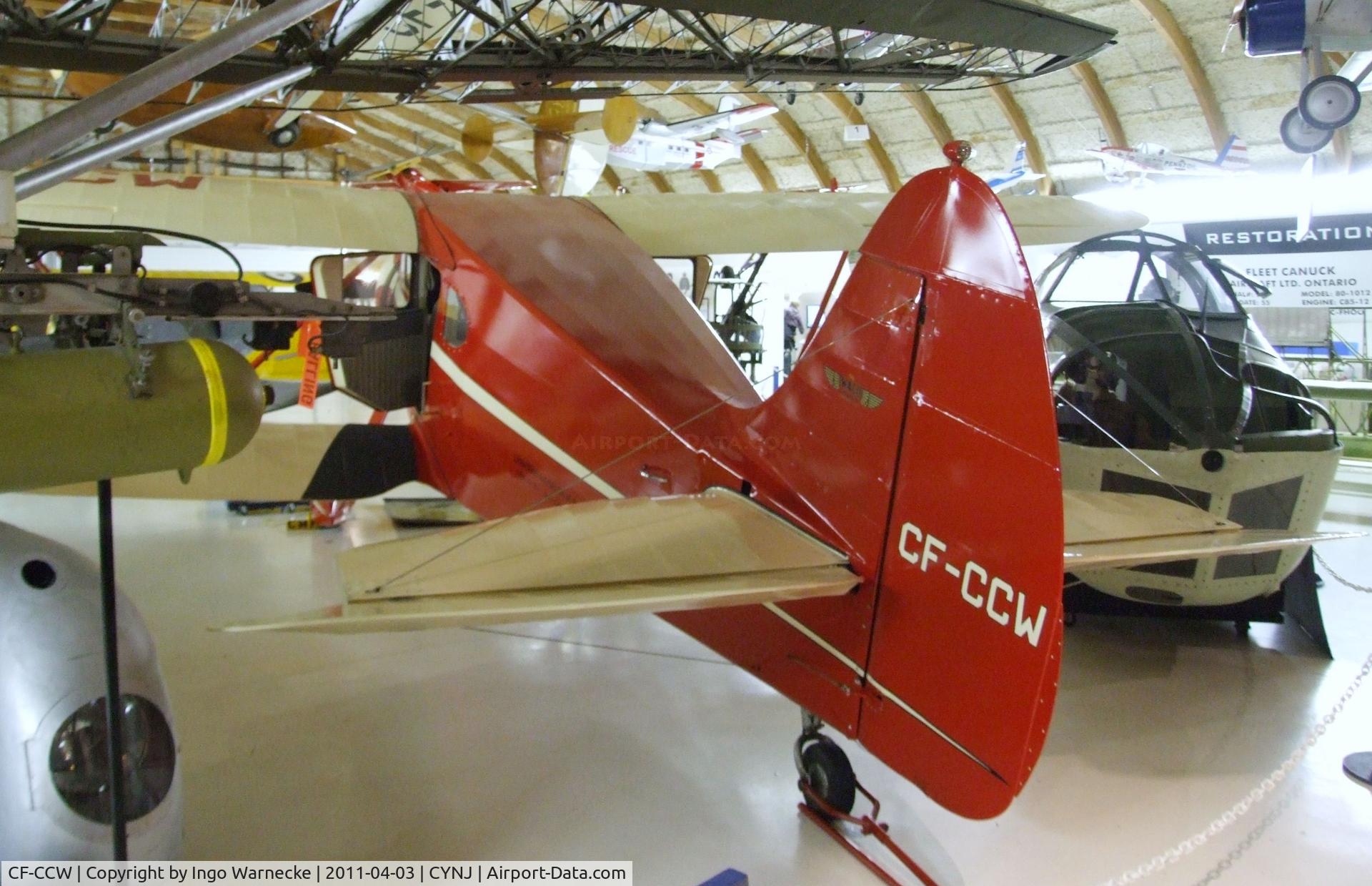 CF-CCW, 1937 Waco AQC-6 C/N 4646, Waco AQC-6 at the Canadian Museum of Flight, Langley BC