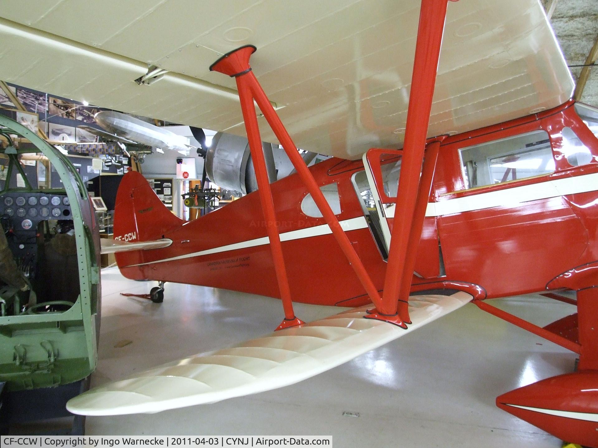 CF-CCW, 1937 Waco AQC-6 C/N 4646, Waco AQC-6 at the Canadian Museum of Flight, Langley BC