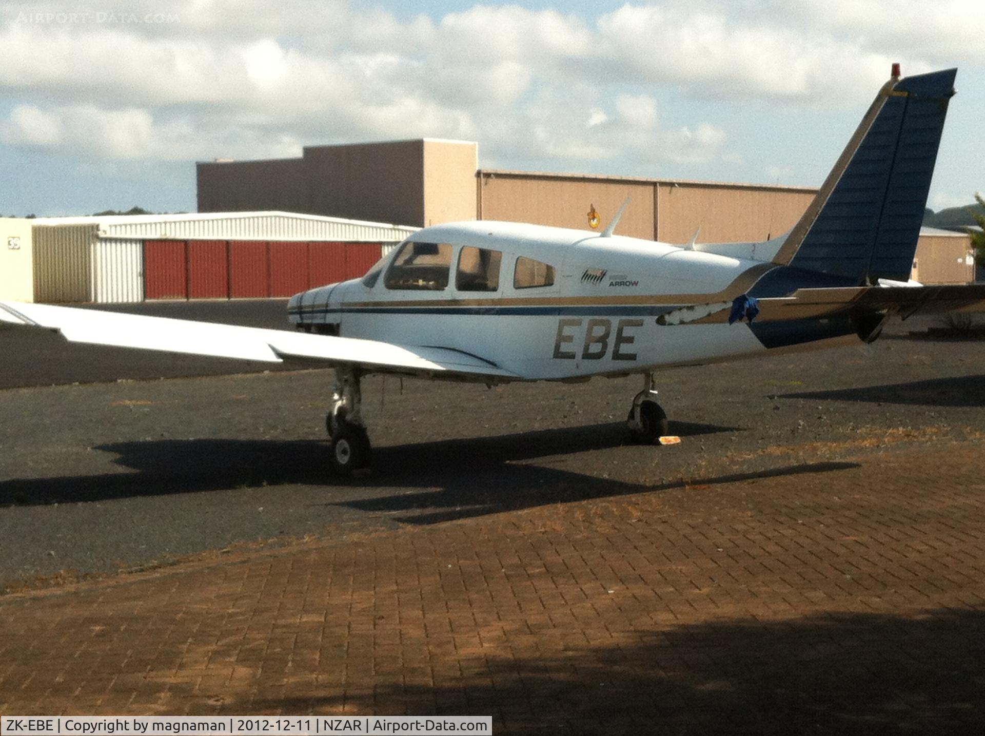 ZK-EBE, Piper PA-28R-200 C/N 28R-7535231, undergoing a bit of maintenance