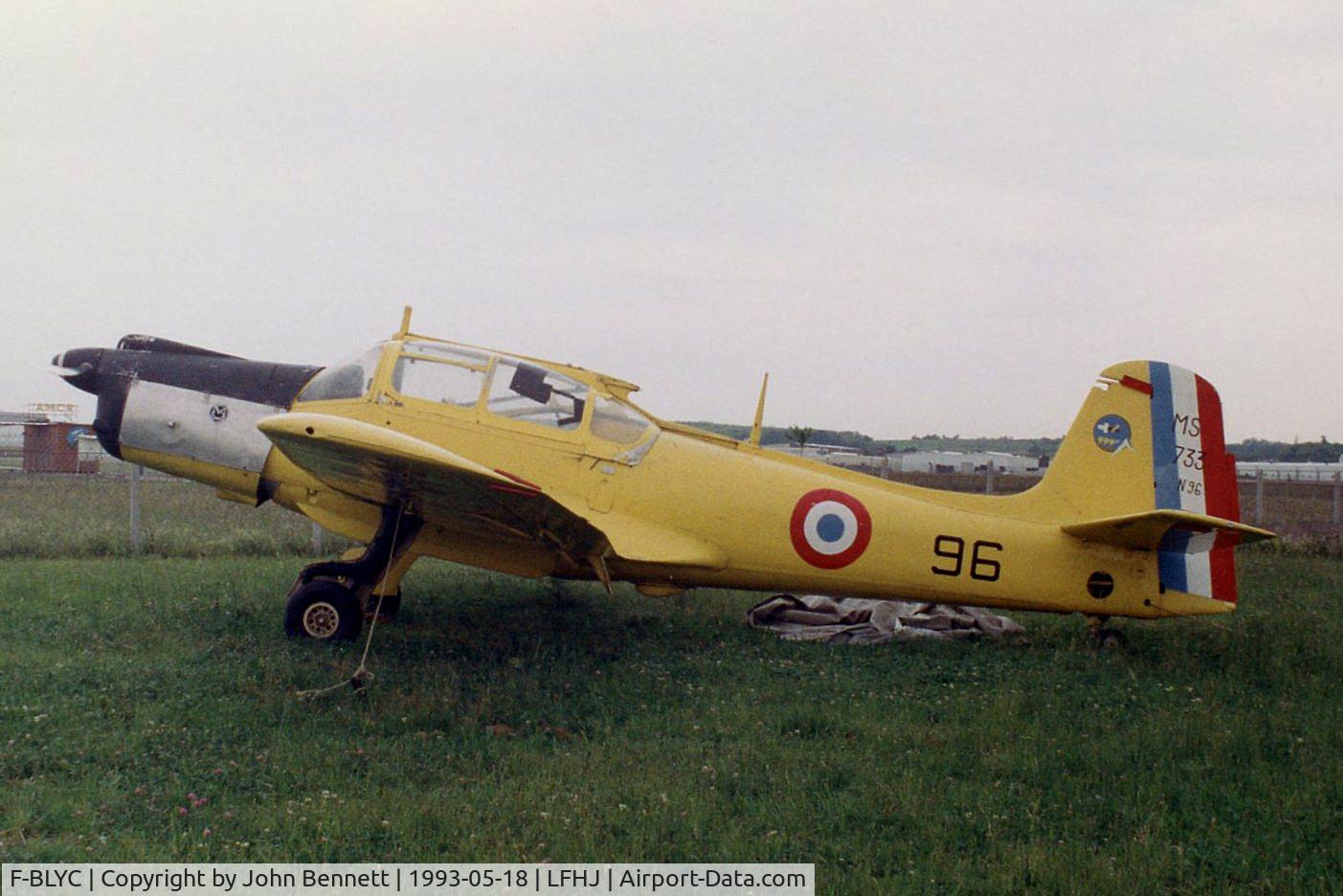 F-BLYC, Morane-Saulnier MS-733 Alcyon C/N 96, Stored at Lyon-corbas for many years