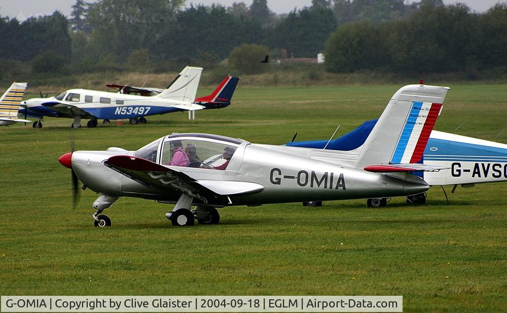 G-OMIA, 1972 Socata MS-893A Rallye Commodore 180 C/N 12074, Ex: (D-ENMH) > F-BUGE > D-ENME(3) > G-OMIA - Originally and currently in private hands since July 1998.